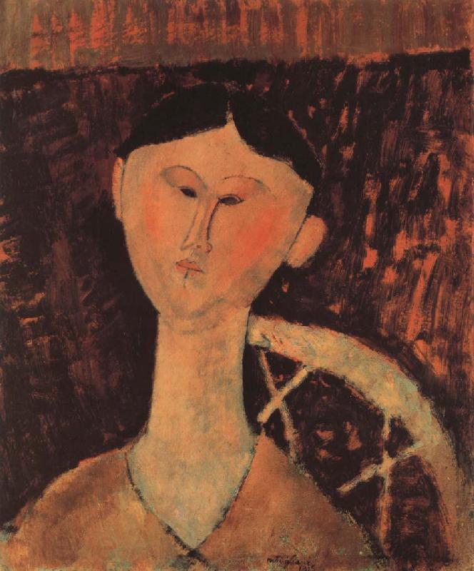 Amedeo Modigliani Portrait of Beatrice hastings Norge oil painting art